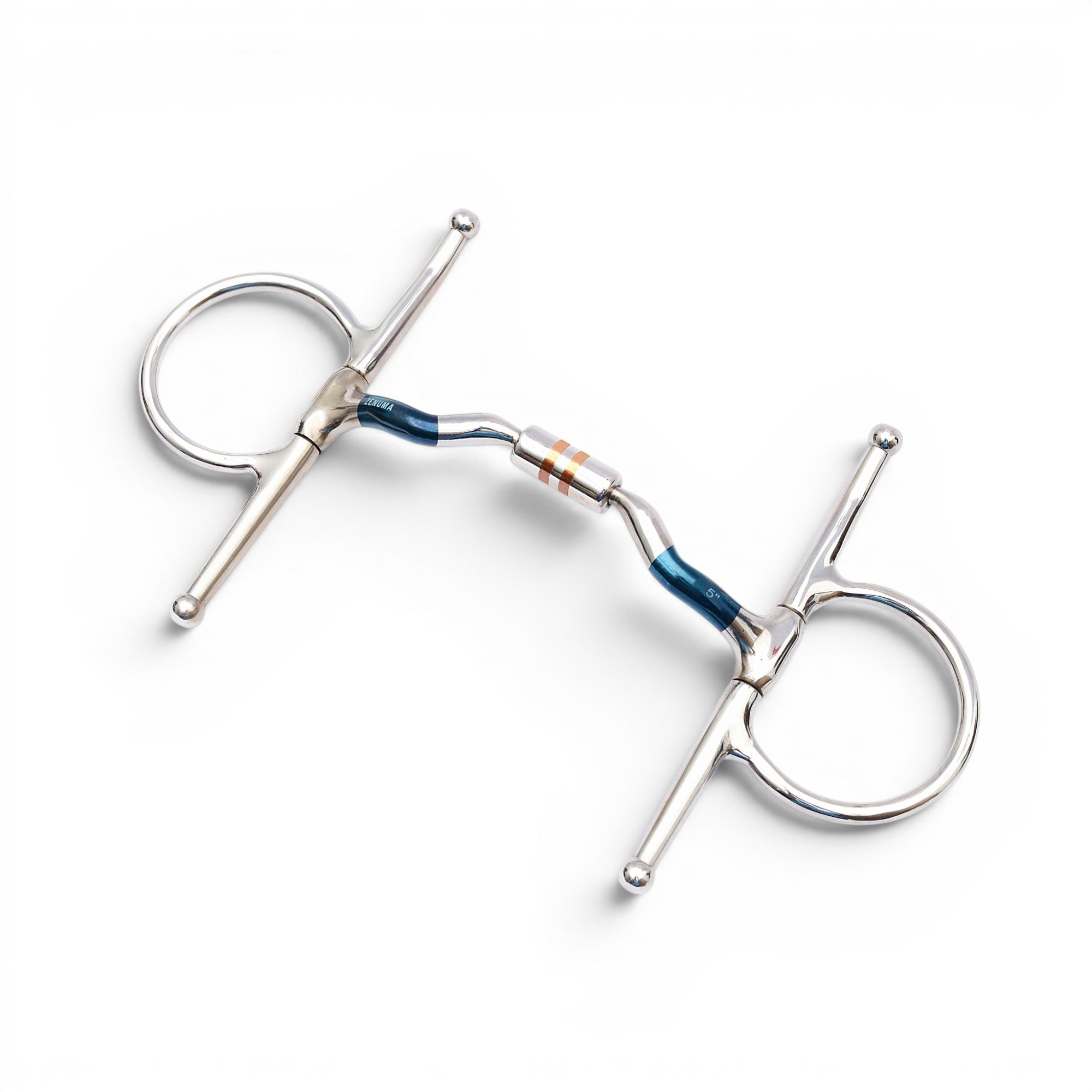 FULL CHEEK LOW PORT HARMONY ROLLER SWEET IRON SNAFFLE