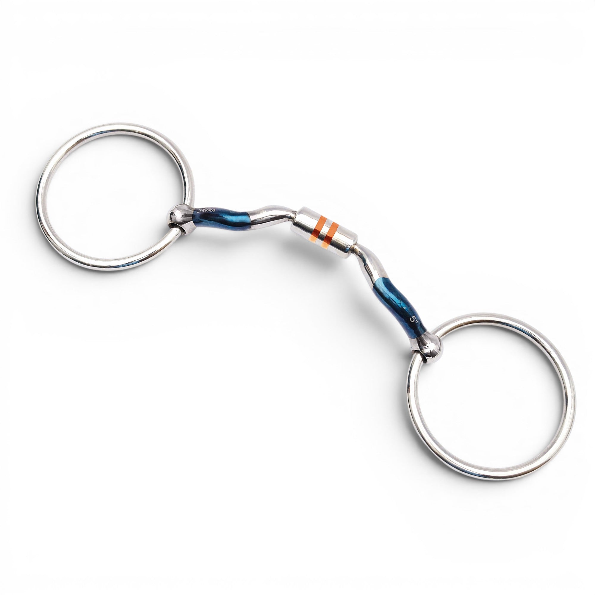 LOOSE RING LOW PORT HARMONY ROLLER SWEET IRON SNAFFLE