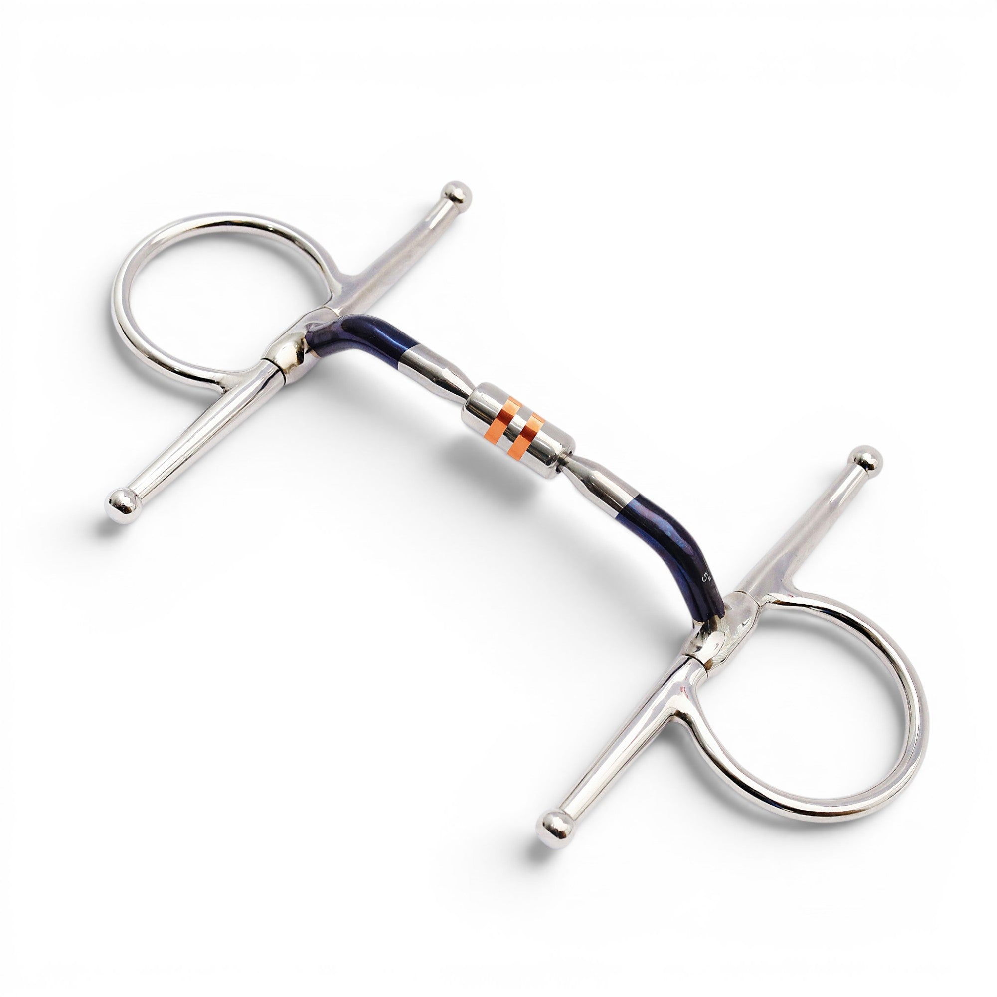 FULL CHEEK HIGH PORT HARMONY ROLLER SWEET IRON SNAFFLE