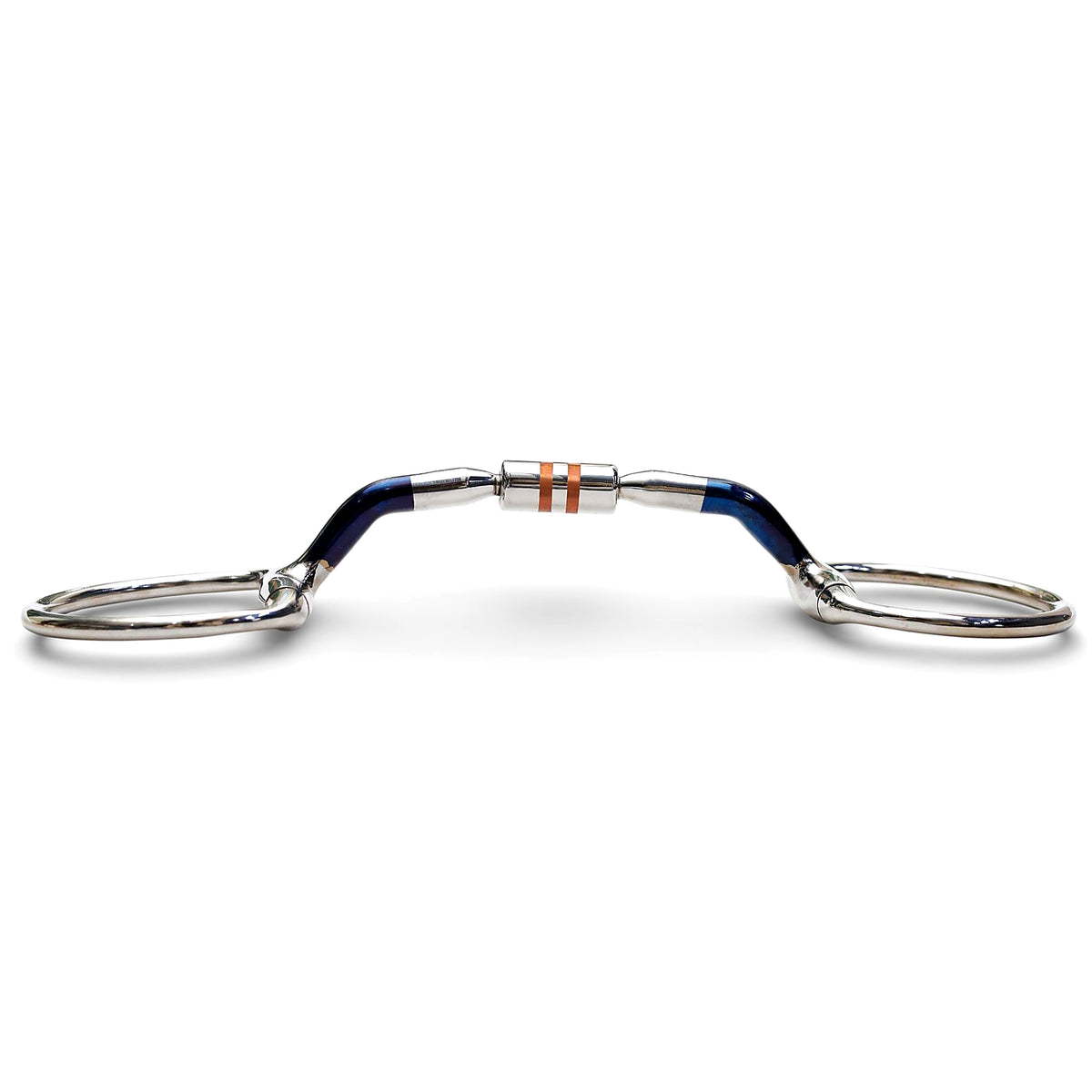 Eggbutt High Port Harmony Roller Sweet Iron Snaffle