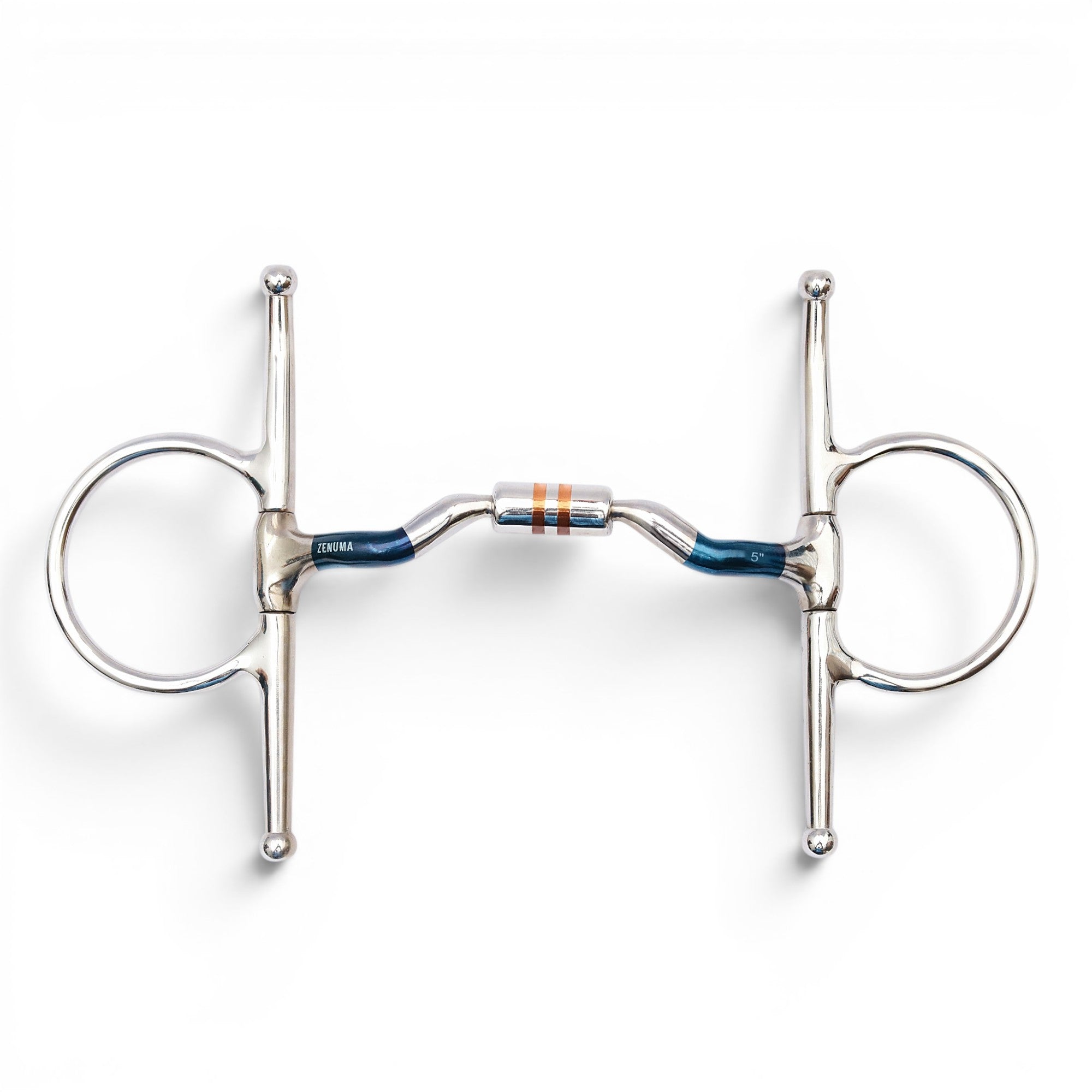FULL CHEEK LOW PORT HARMONY ROLLER SWEET IRON SNAFFLE