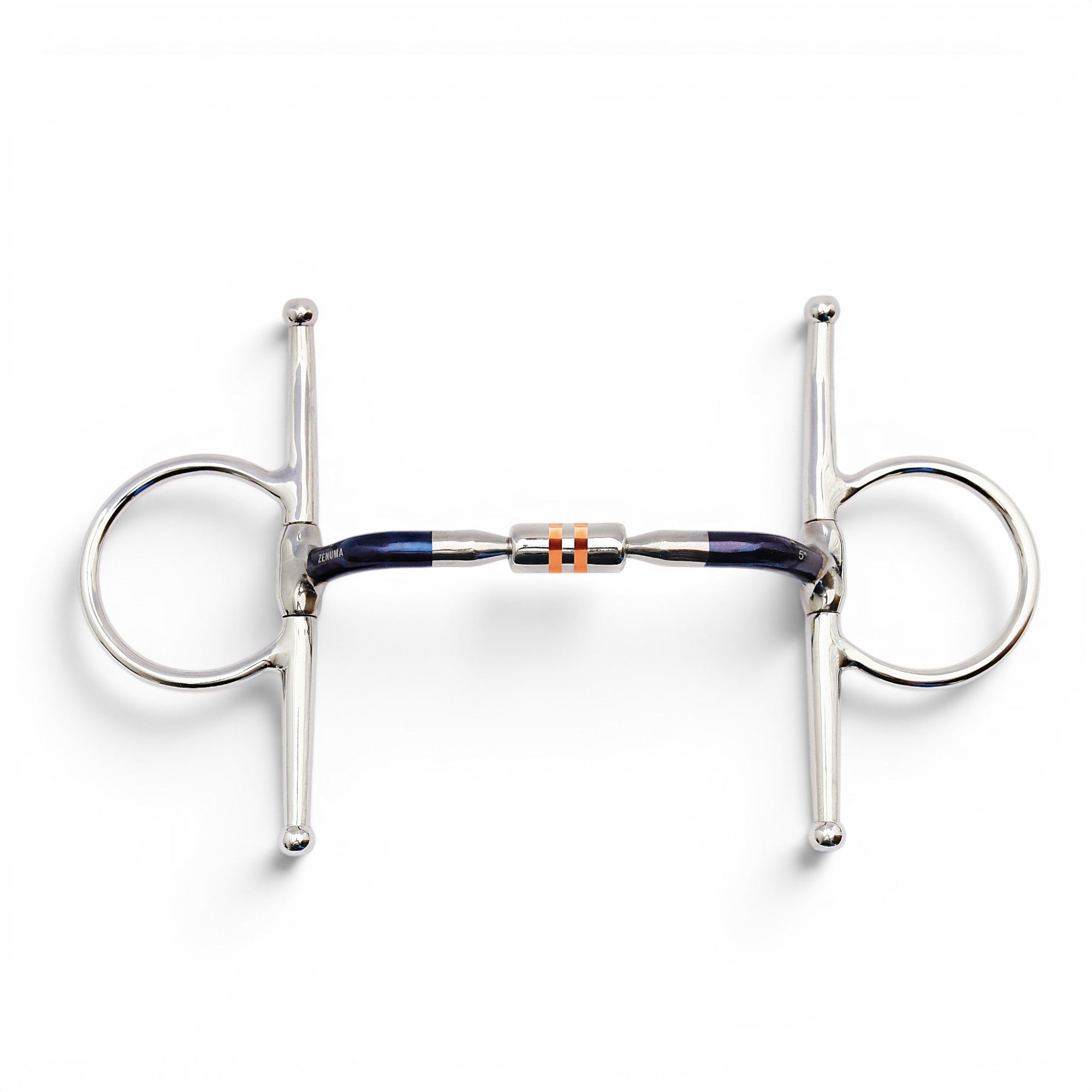 FULL CHEEK HIGH PORT HARMONY ROLLER SWEET IRON SNAFFLE