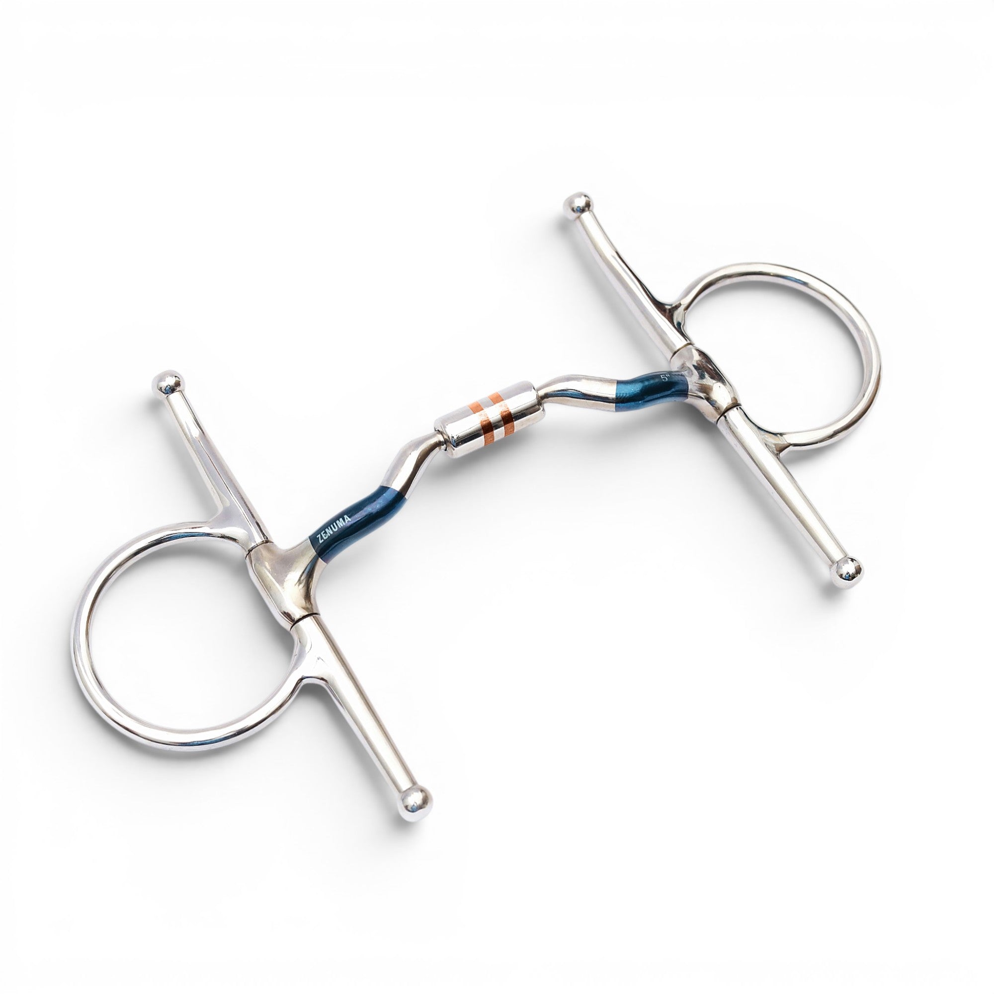 FULL CHEEK LOW PORT HARMONY ROLLER SWEET IRON SNAFFLE