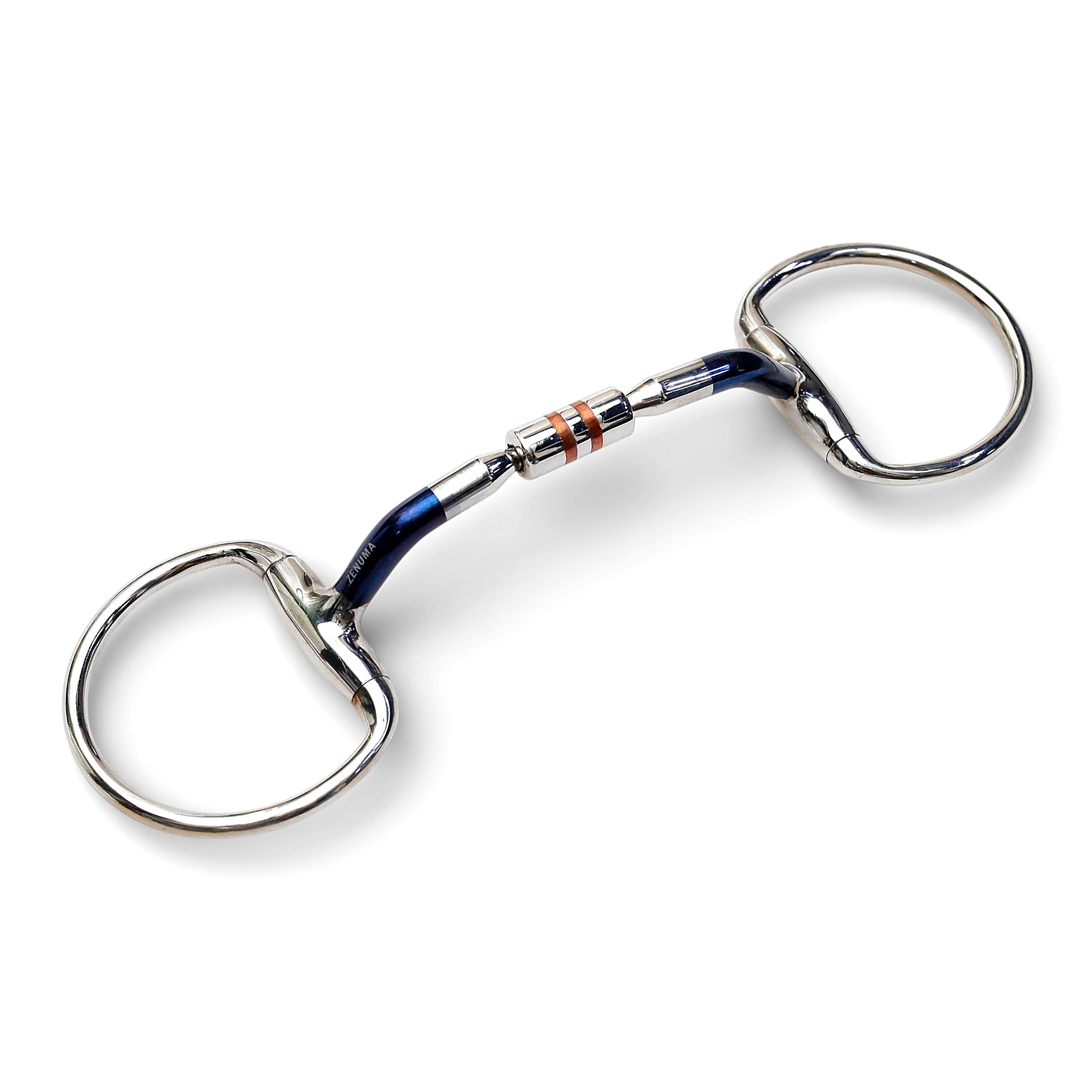Eggbutt High Port Harmony Roller Sweet Iron Snaffle