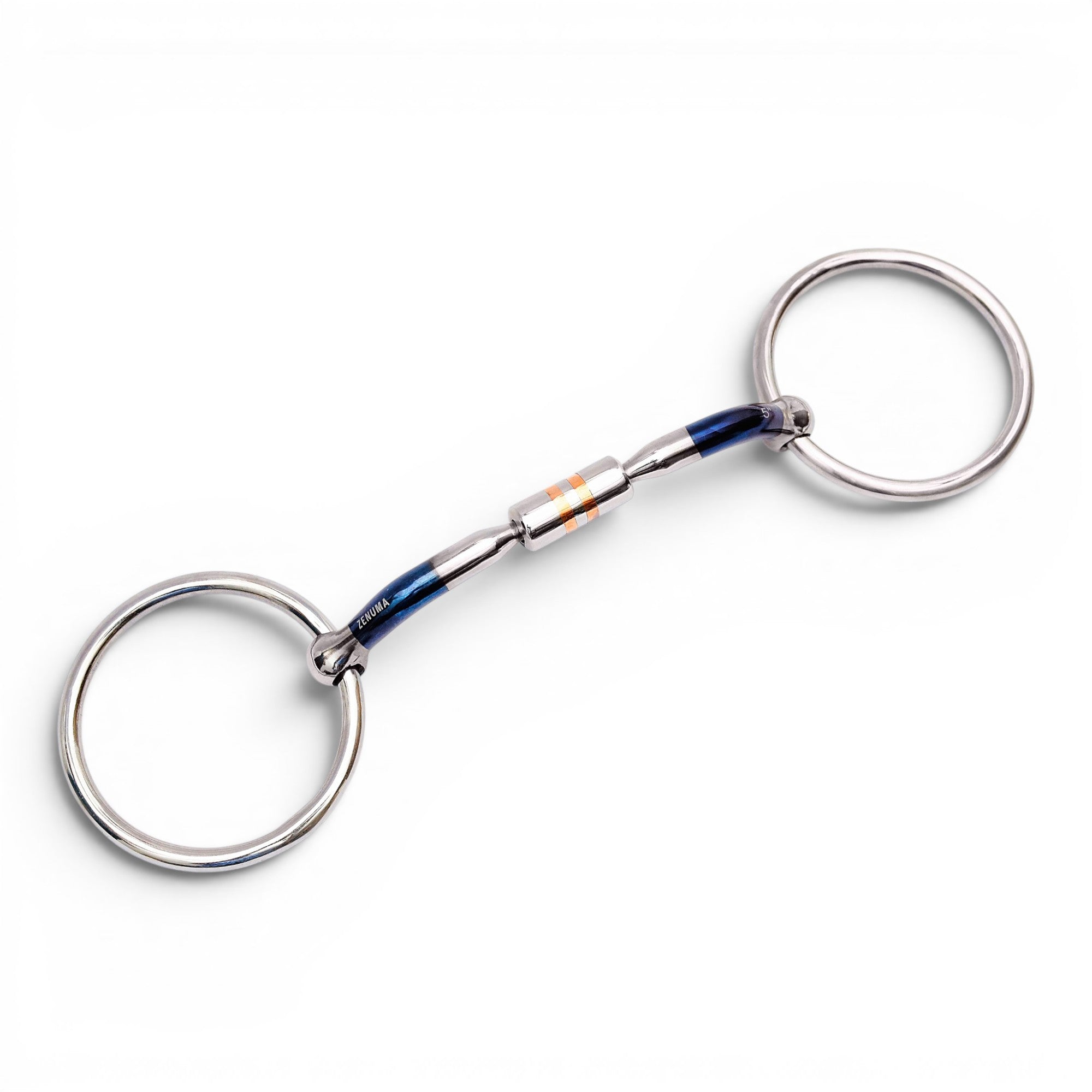 LOOSE RING HIGH PORT HARMONY ROLLER SWEET IRON SNAFFLE