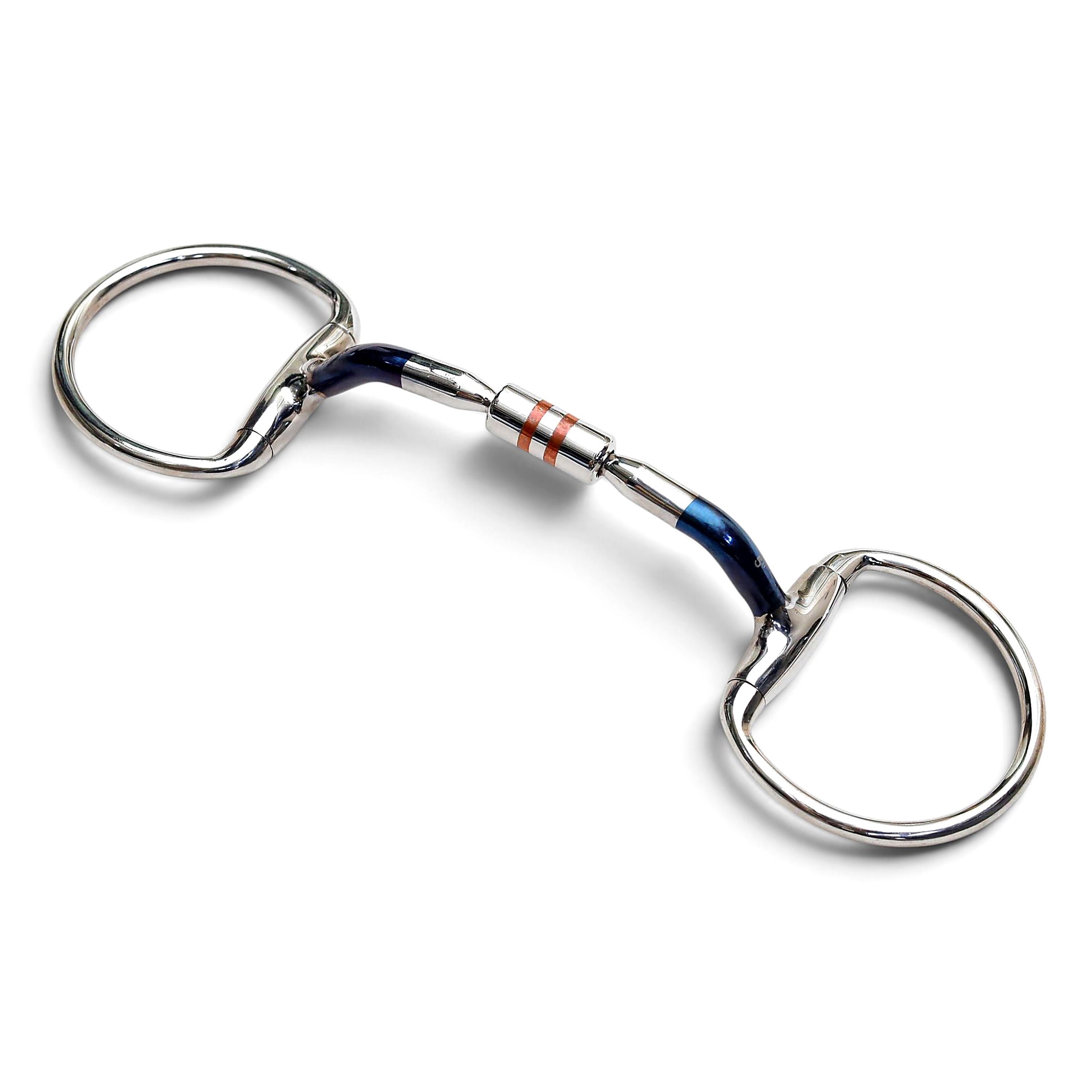 Eggbutt High Port Harmony Roller Sweet Iron Snaffle