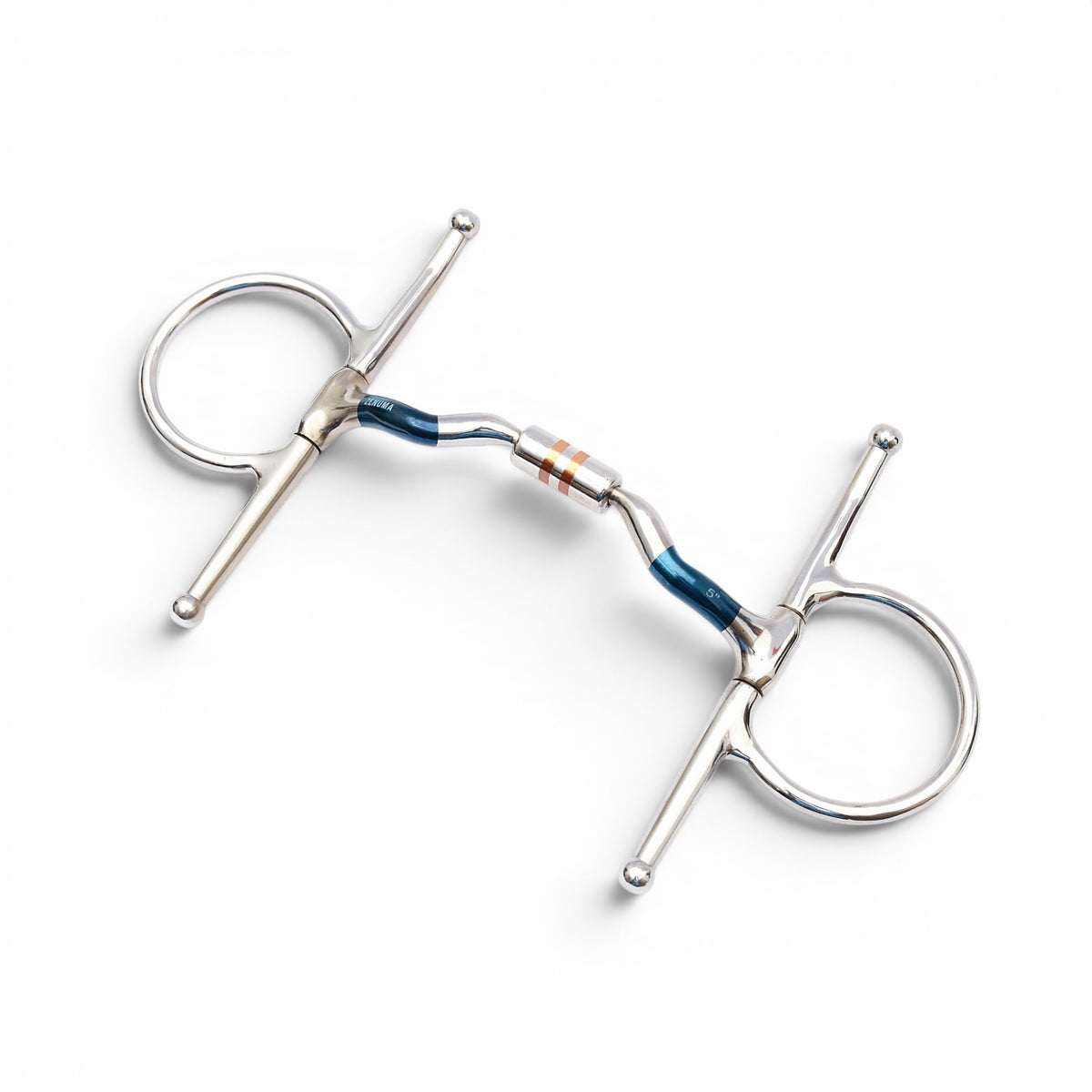 FULL CHEEK LOW PORT HARMONY ROLLER SWEET IRON SNAFFLE