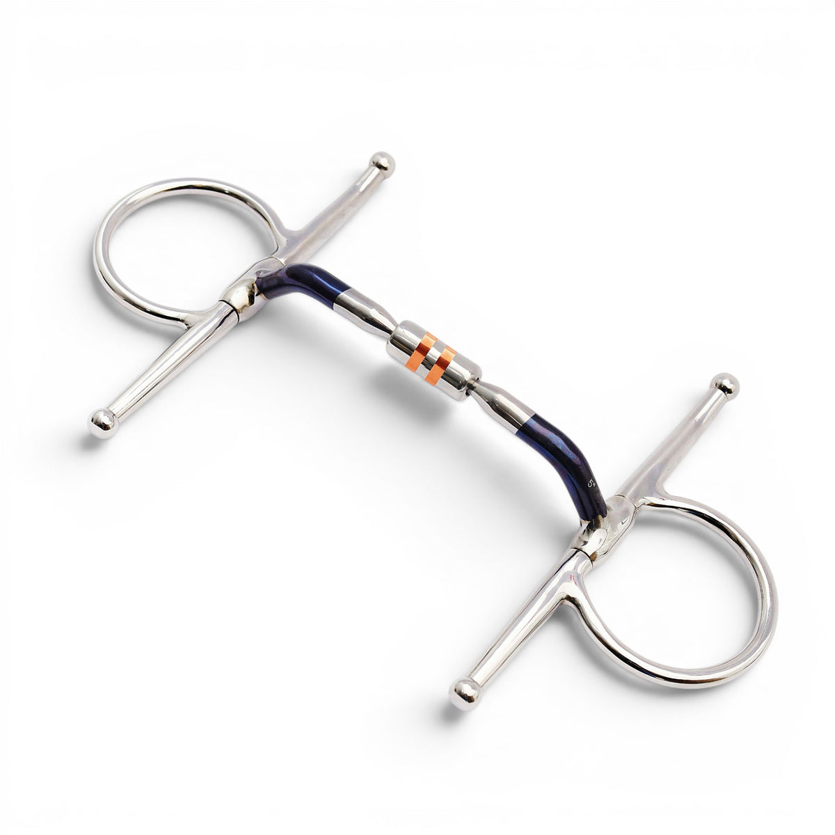 FULL CHEEK HIGH PORT HARMONY ROLLER SWEET IRON SNAFFLE