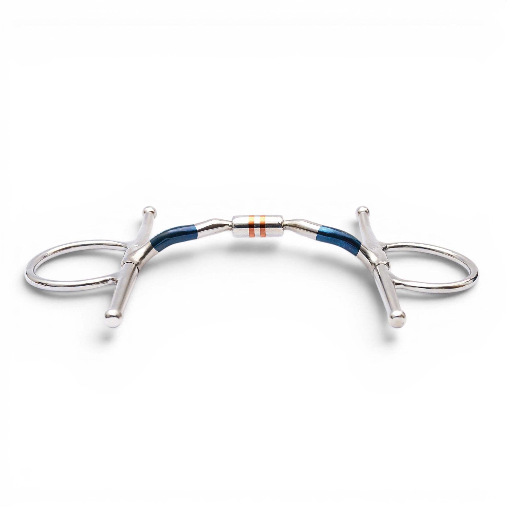 FULL CHEEK LOW PORT HARMONY ROLLER SWEET IRON SNAFFLE